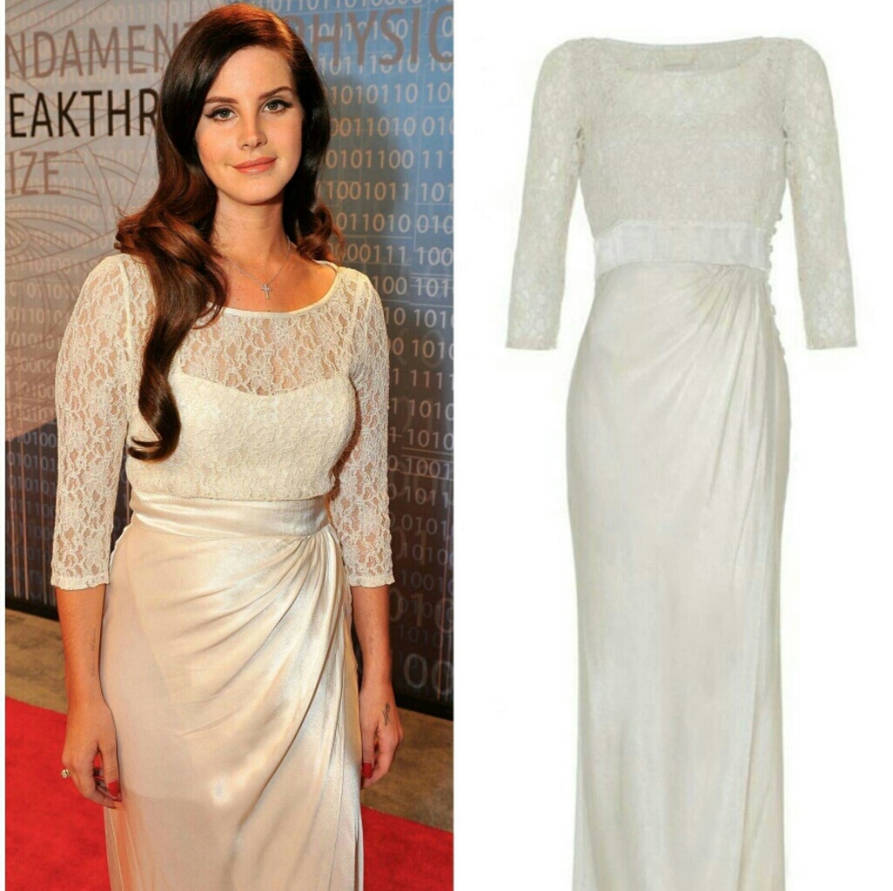 Stunning Lana Del Rey red carpet gown